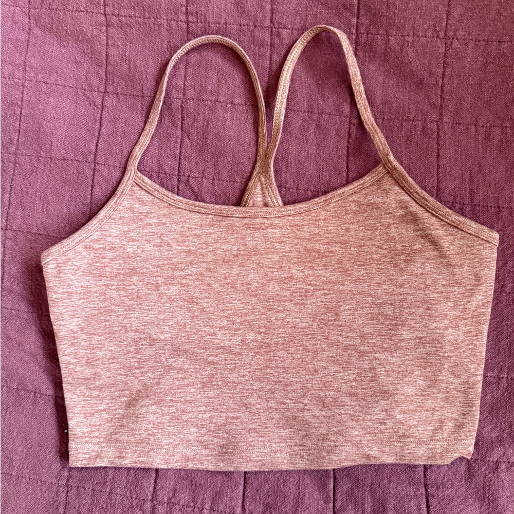 Aerie Burnt Orange Heathered Top